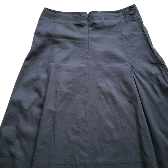 DKNY Pleated Linen Rayon Flare Skirt Women's Size 8 Excellent Condition - Picture 6 of 7